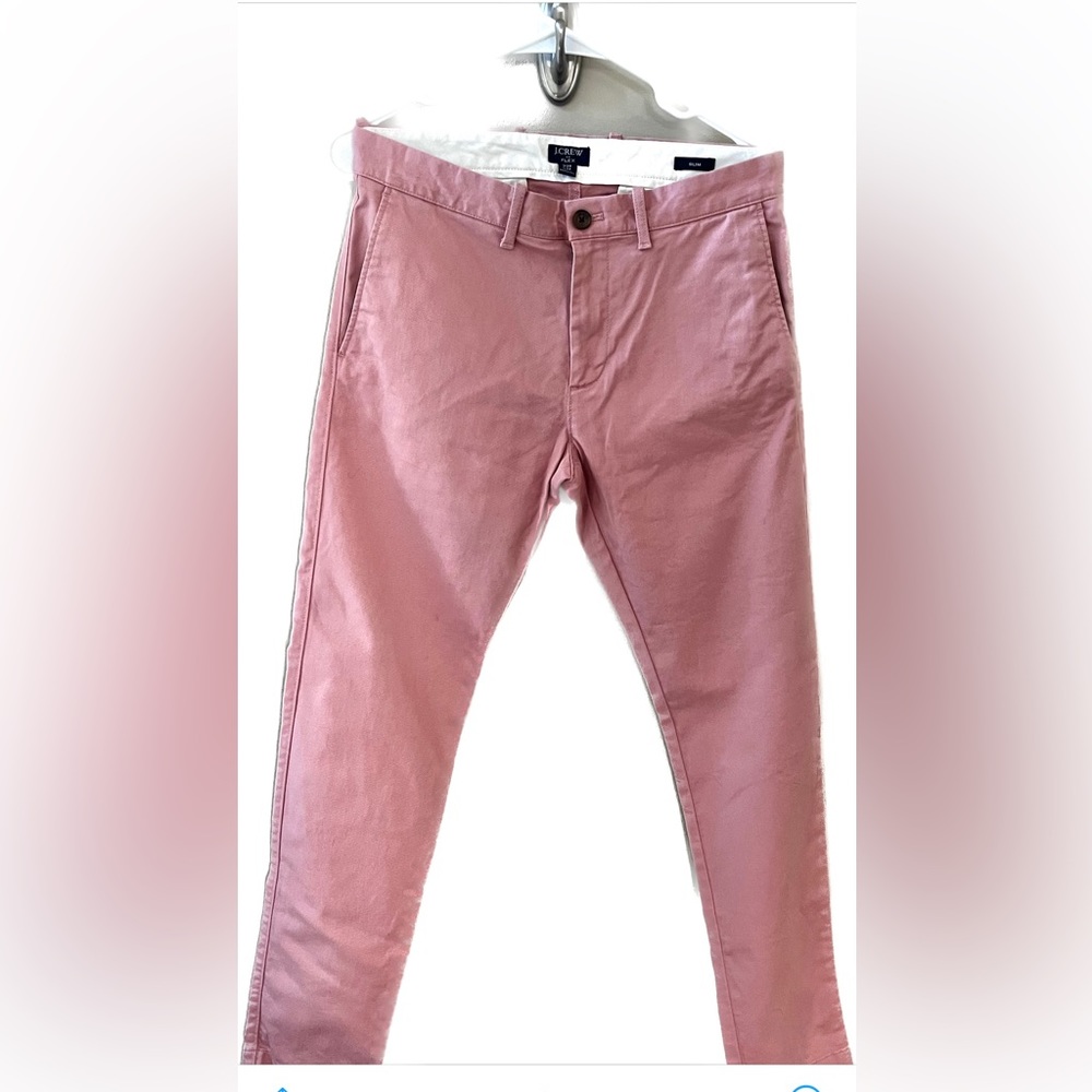 J Crew Flex Boys Slim Fitting Chinos Salmon Size W29 L22
